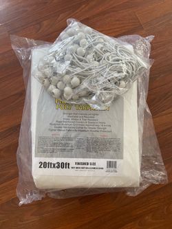 20x30’ tarp canopy shade cover up waterproof new heavy duty