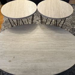 Coffee Table & two End Tables 
