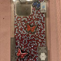 Hand Blinged iPhone 15 Pro Max Phone Case