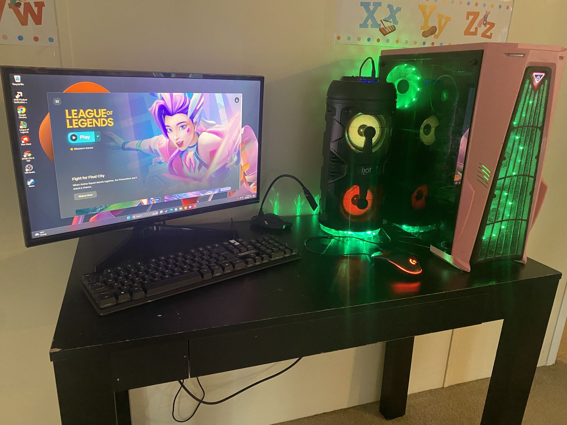 Gaming PC + Monitor + Mouse + Keyboard