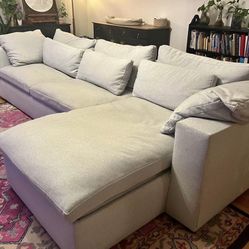 West Elm, Harmony Sofa with Chaise and Storage