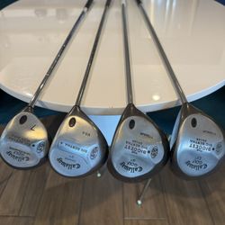 Callaway Big Bertha War Bird 7,  Big Bertha 9, Biggest Bertha 9 11