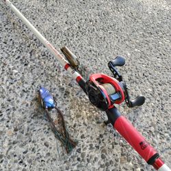 Abu Garcia Casting Rod And Kast King Baitcaster for Sale in Marysville, WA  - OfferUp
