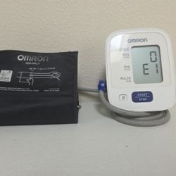 Omron Blood Pressure Monitor With Batteries