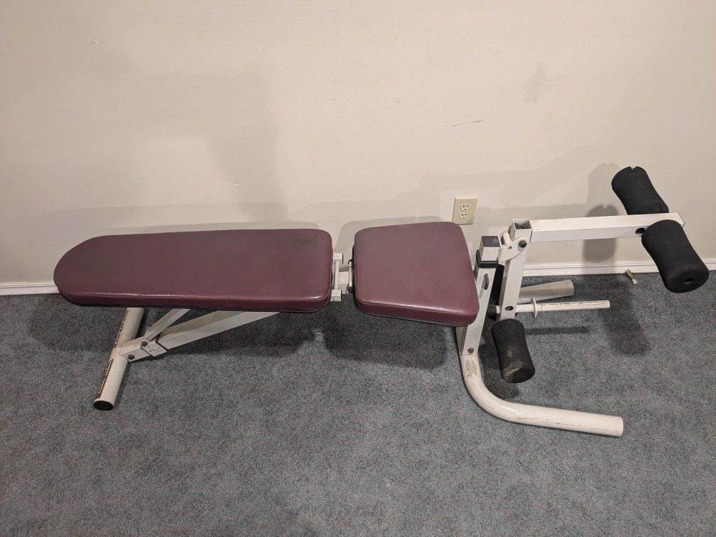 Adjustable Home Gym Bench With Leg Extension