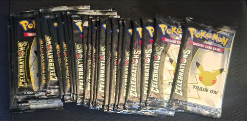Loose celebration booster packs