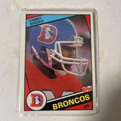 Football card Sammy Winder