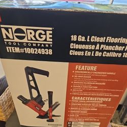 18 Gauge Cleat Flooring Nailer With Accessories 