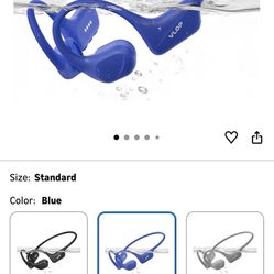 Bone Conduction Swimming Headphones - IP68 Waterproof, Open-Ear MP3 Headphones with 32GB Memory, Bluetooth 6.0