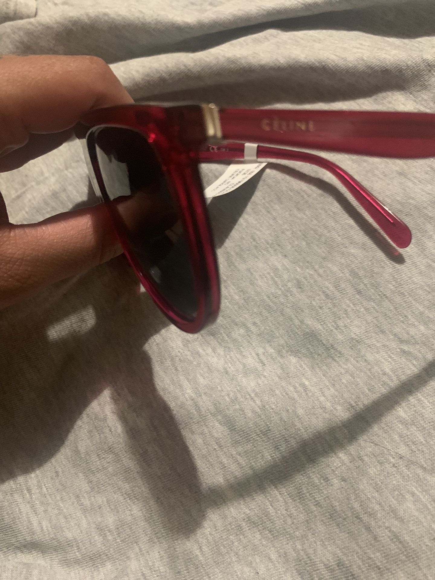 Celine sunglasses NEW WITH TAGS Celine Cat-Eye Tinted Sunglasses w/ Tags - White Sunglasses  main image 4
