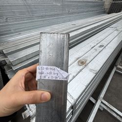 Galvanized Tubing 2-3/8'' x 2-3/8'' x 20' L 14gauge per piece