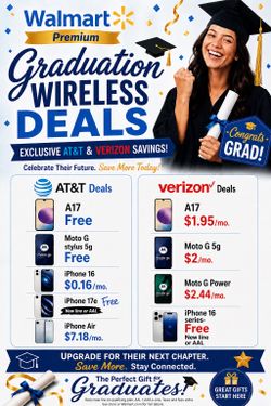 🎓 Graduation Phone Deals – FREE iPhones & Androids!
