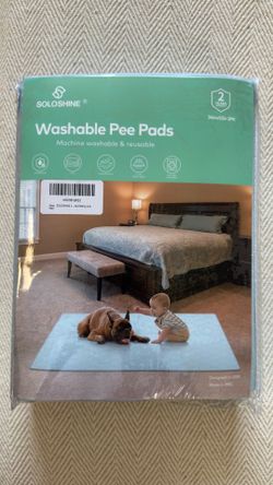 SOLOSHINE Washable Pee Pads 2-Pack