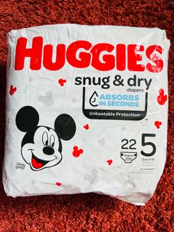 Huggies size 4 and five each one $7