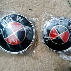 Bmw 82mm And 74mm Emblems Brand New Both For $20