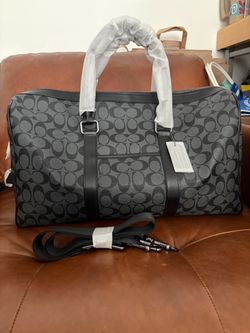 Coach Signature Duffle Bag with Strap