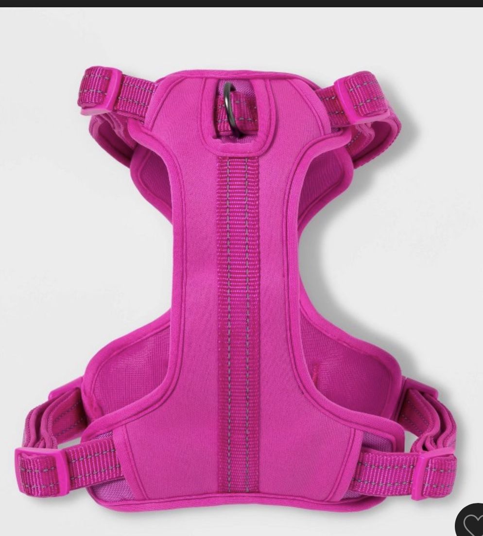 Reflective Comfort Dog Harness - M - Pink - Boots & Barkley™