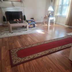 These Tables Are Cream In Color They Have A Smoke Glass Top Very Doable And Also The Coffee Tables Is The Same Color Matching And Two Lamps That Match