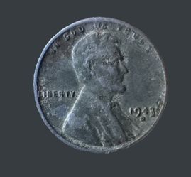 1943 steel wheat penny