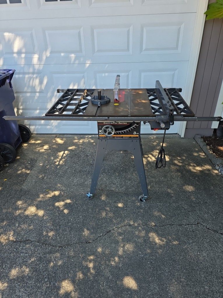 Craftsman 10 Inch Table Saw 3hp