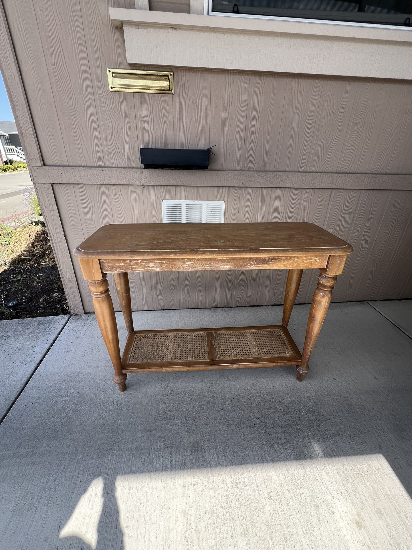 Clean Wood Console, Tv, Entry Table Make Offer!