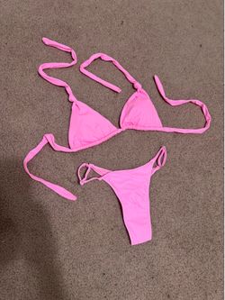 New Small pink bikini swimsuit bathing suit festive rave