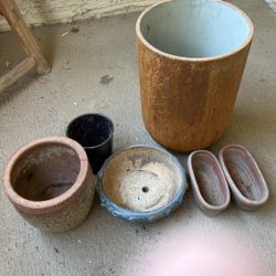 6 Plant Pots