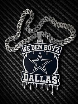 Dallas Cowboys 'We Dem Boyz' Pendant Chain Necklace