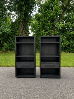 Lexington Wall Storage Unit / Display Cabinet Book Shelves Pair Real Wood [FREE Delivery 🚚]