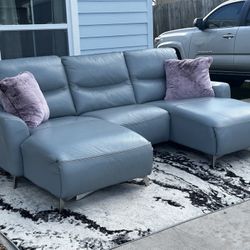 Blue Double Chaise Sectional - Free Delivery 🛻
