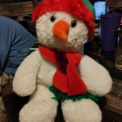 Weighted Stuffed Animal Snowman