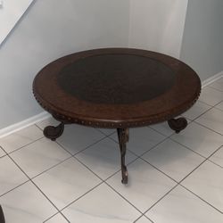 Wood/metal Coffee Table 