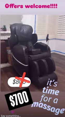 Massage therapy chair