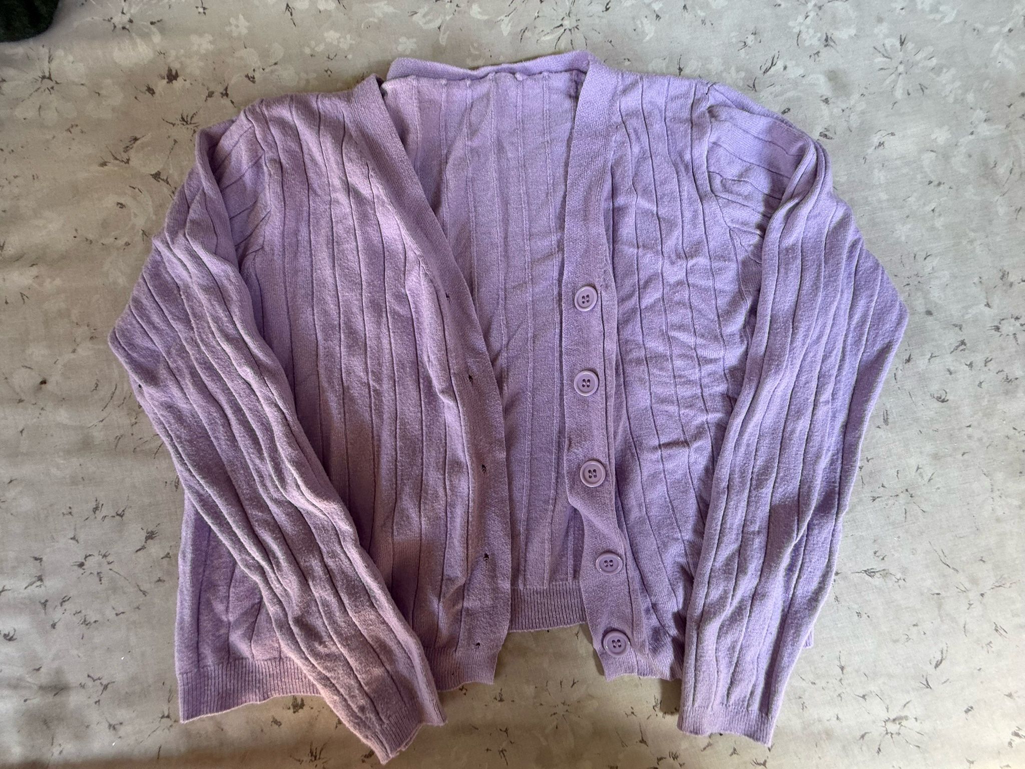 Purple Cardigan