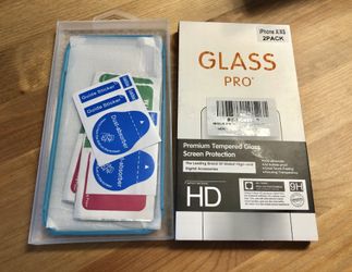 Brand-new!!! (2-Pack) iPhone Xs x Tempered Glass Screen Protector 5.8 Inch