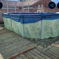 Above ground pool from Leslie's Pools 12 X 22