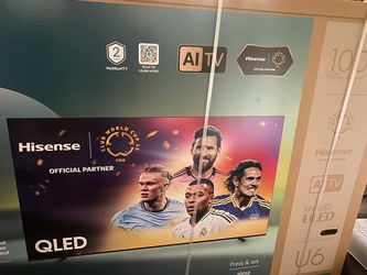 Brand new HISENSE MINI-LED ULED U6 “100” NEVER OPENED