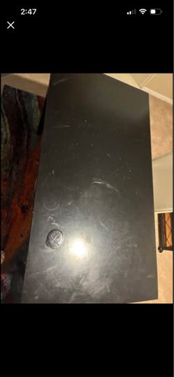 Small black dinning set