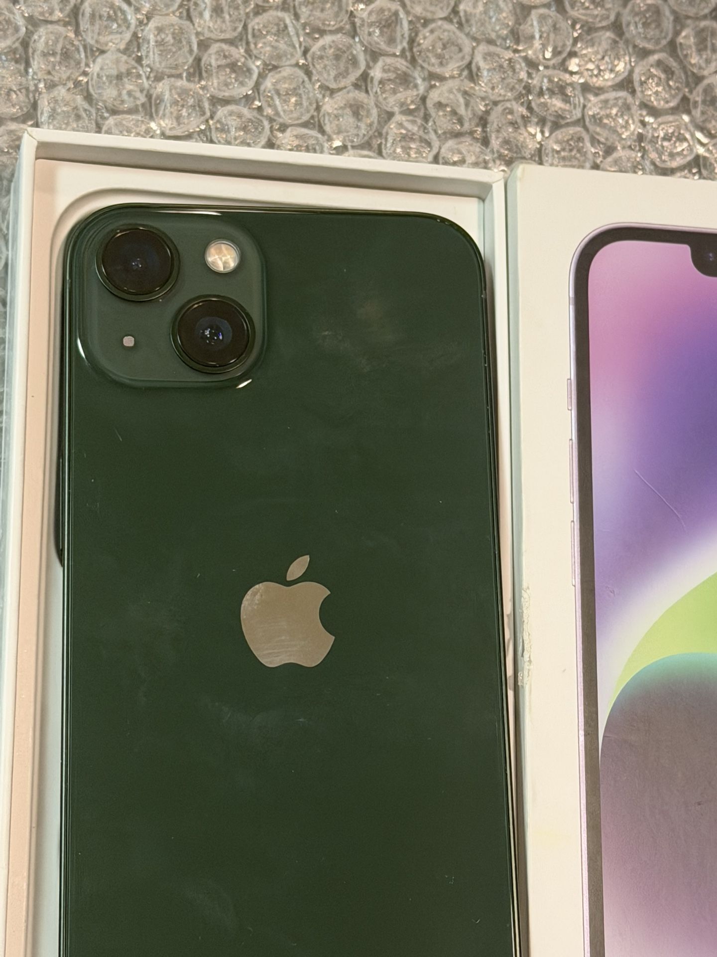 iPhone 13 Alpine Green T-Mobile Metropcs Mint Mobile 100% Battery New