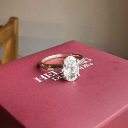 1.20 Carat Oval Mined Diamond Engagement Ring