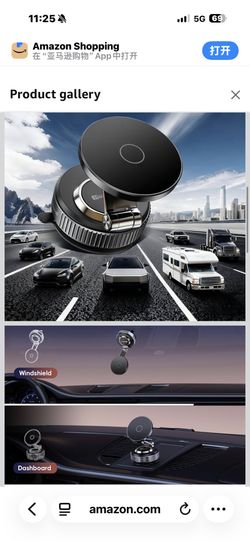 New in box! Magnetic Phone Holder for Car 2026 Heavy Duty Model 360° Adjustable Vacuum Suction Car Magsafe Phone Mount Cell Phone Holders for Your Car