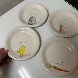 Rae Dunn easter mini plates