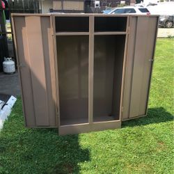 Metal Storage Cabinet For Clothes Or Whatever 
