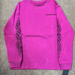 Purple Chrome Hearts Long Sleeve