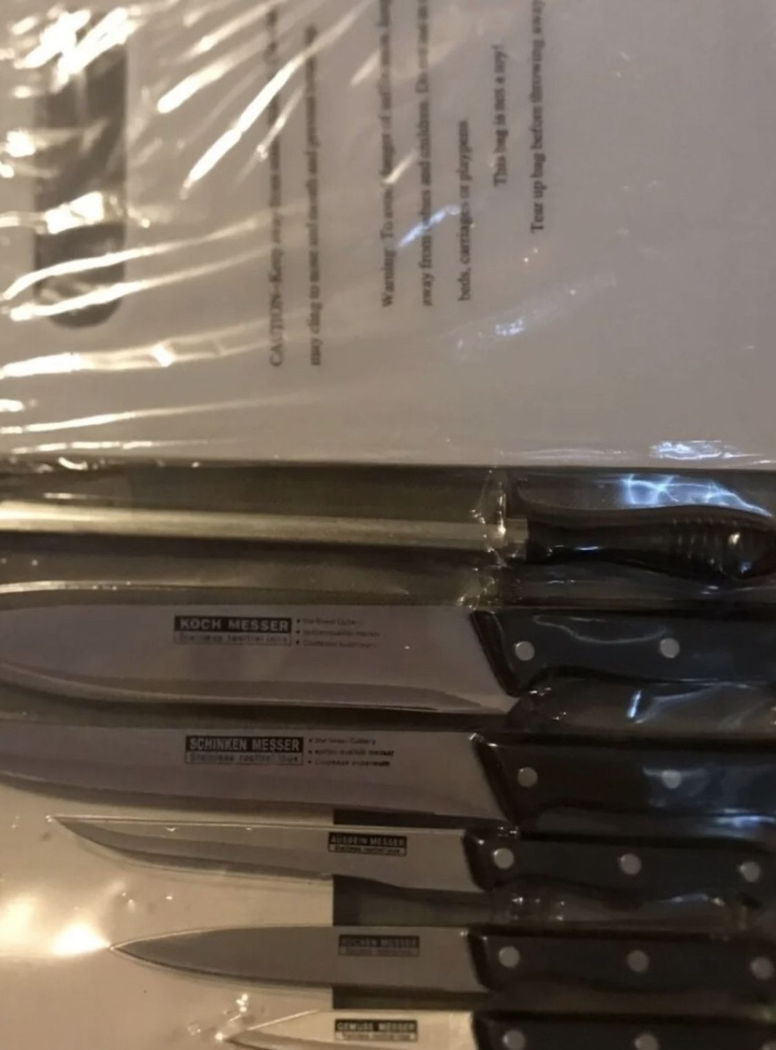 6 piece Koch Messer knife set