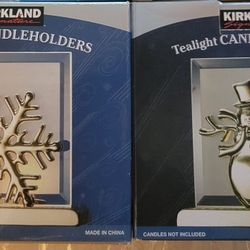 NEW Kirkland Tealight Candleholders - Choose One Or Both. Battery Operated Tealight Included Upon Request.