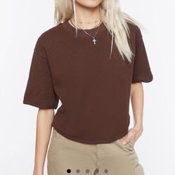 Junior’s Waffle knit Tee