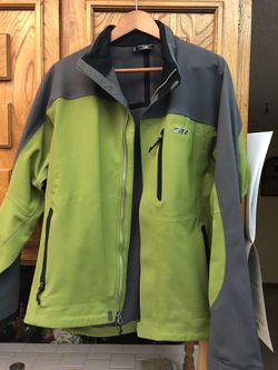 Fleece lined Rain Jacket. Outdoor Research size M