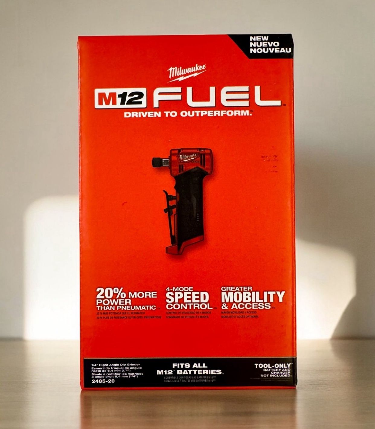 Milwaukee New Die Grinder M12 Fuel
