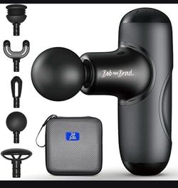 BOB AND BRAD Q2 Mini Massage Gun, Pocket Sized Deep Tissue Massage Gun, Portable Percussion Muscle Massager Gun, Ultra Small Quiet Muscle Massage Gun